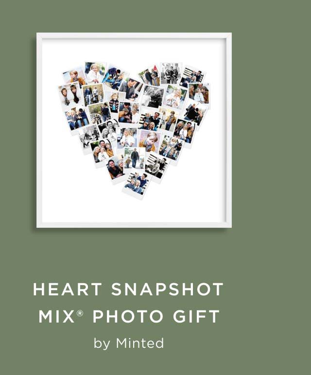 Heart Snapshot Mix® Photo Gift