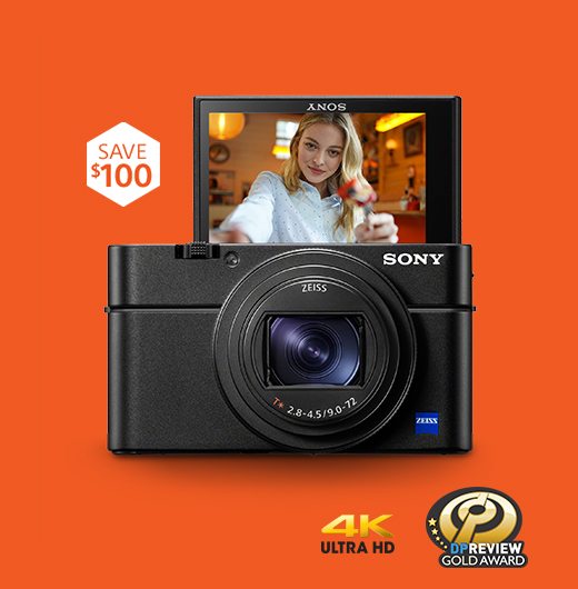 SAVE $100 | RX100 VII Camera | 4K ULTRA HD | DPREVIEW GOLD AWARD