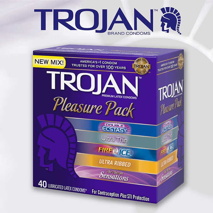 TROJAN Variety Pack, 40 Condoms