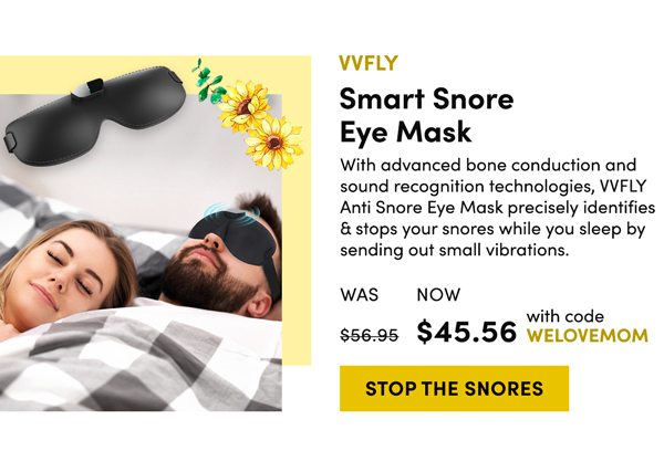 VVFLY Smart Snore Eye Mask | Stop the Snore