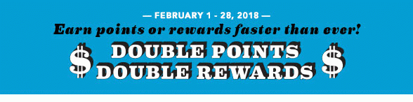 Double Points Double Rewards