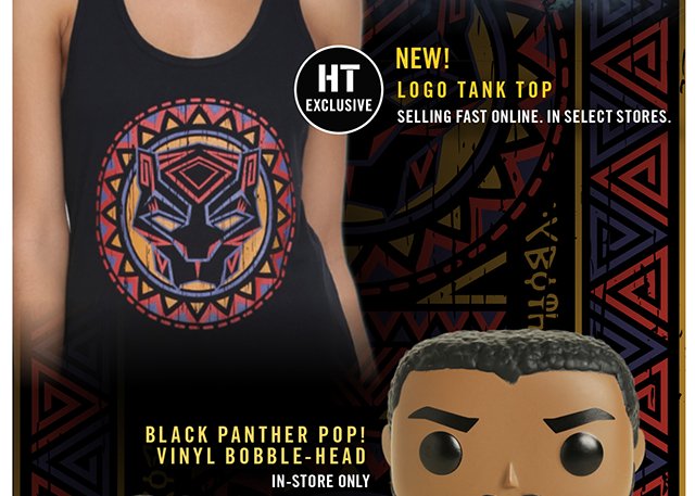 New! Logo Tank Top Selling Fast Online. In Select Stores. Black Panther Pop In-Store Only