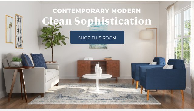 Contemporary Modern | Clean Sophistication | SHOP THIS room