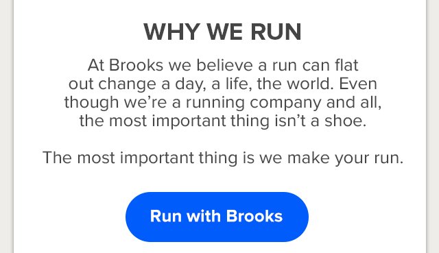 Run with Brooks
