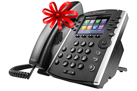 Get a FREE Polycom phone ($160 value) with purchase of 8x8 Virtual Office Editions