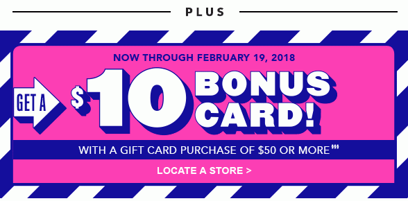 Post-Holiday Bonus Event Gift Card 