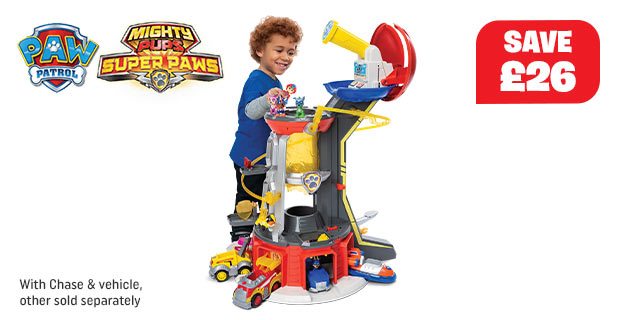 PAW Patrol Mighty Pups Super PAWs Lookout Tower Playset