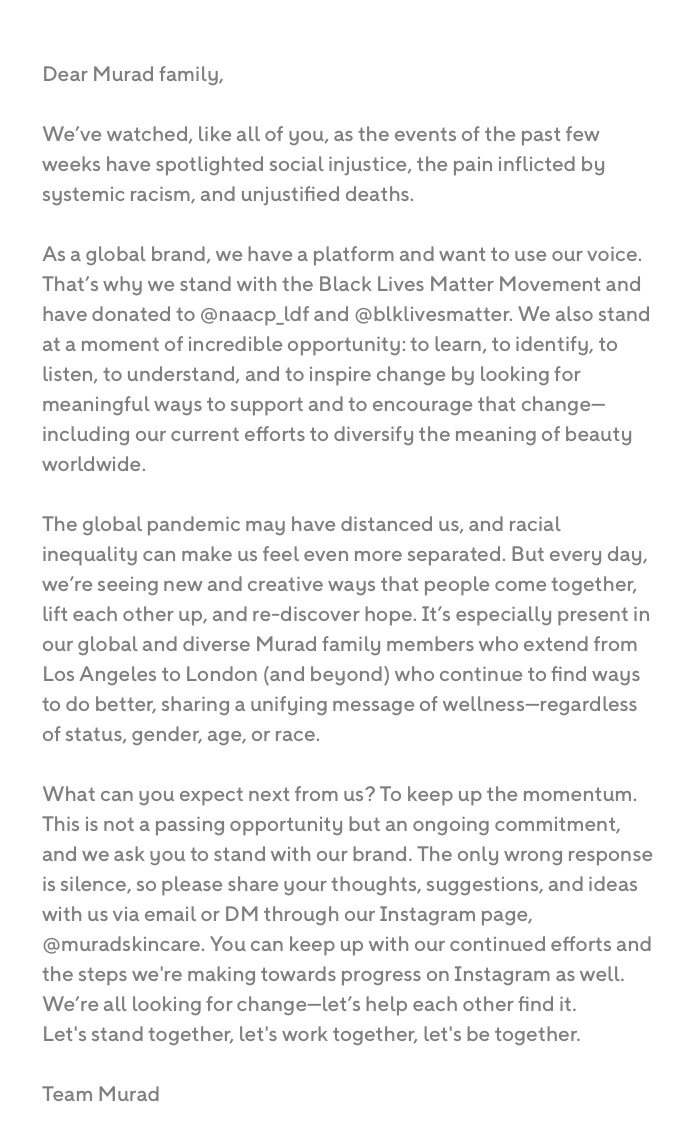 We Support Equality + Justice