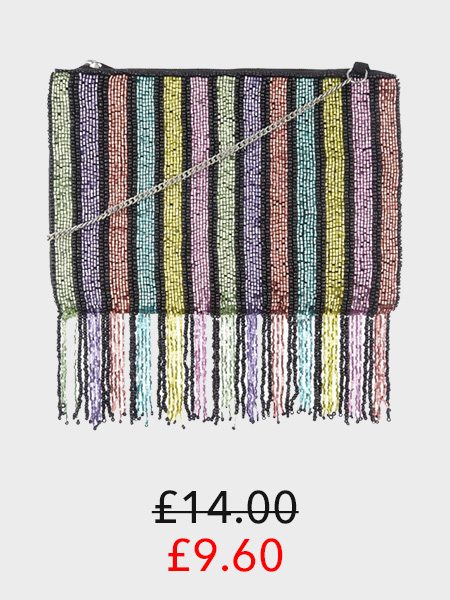 Multicoloured Beaded Bag