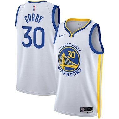 Unisex Nike Stephen Curry White Golden State Warriors 2022/23 Swingman Jersey - Association Edition