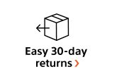 Easy 30-day returns