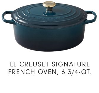 LE CREUSET SIGNATURE FRENCH OVEN, 6 3/4-QT.