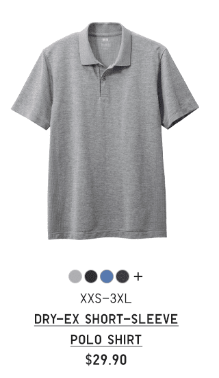 PDP3 - MEN DRY-EX SHORT-SLEEVE POLO SHIRT