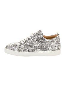 Leather Printed Sneakers