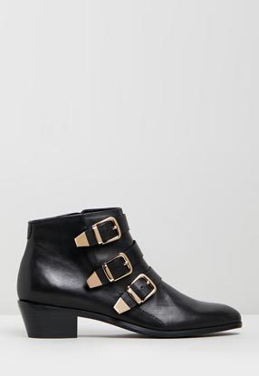 Ainslee Leather Ankle Boots