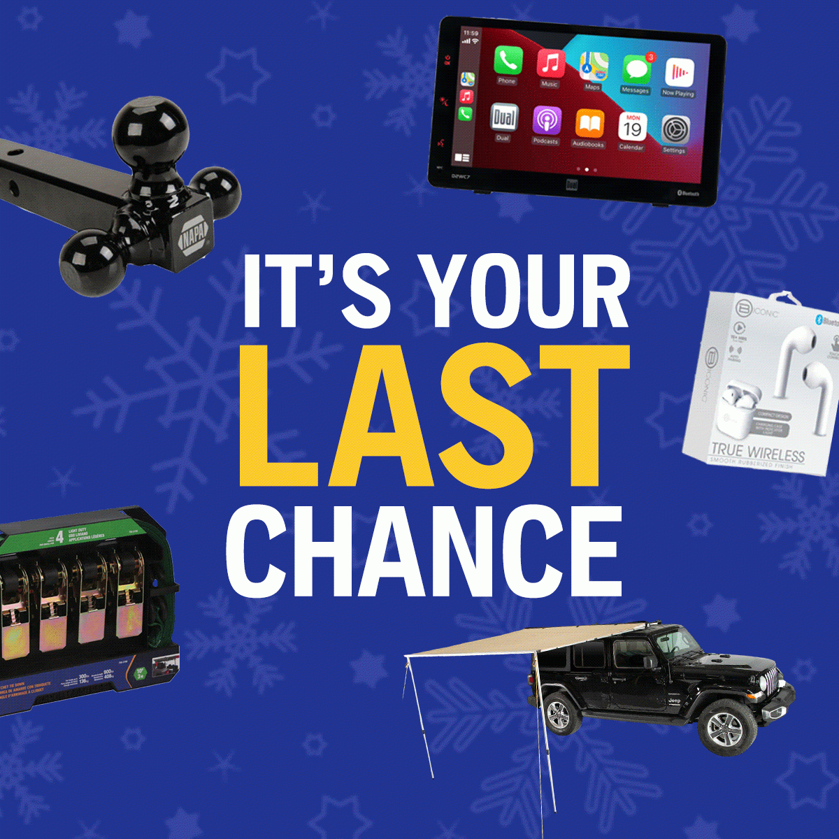 It's your last chance!