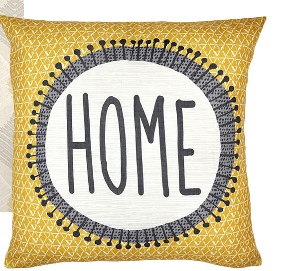 Home Ochre Cushion