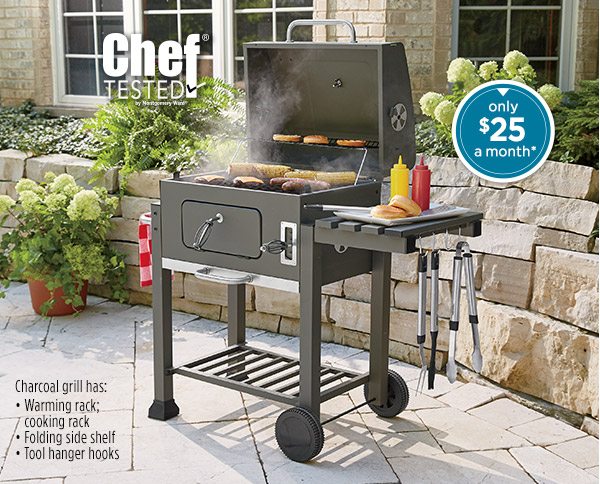 Photo of the Chef Tested Backyard Charcoal Grill by Wards - only $25 a month*