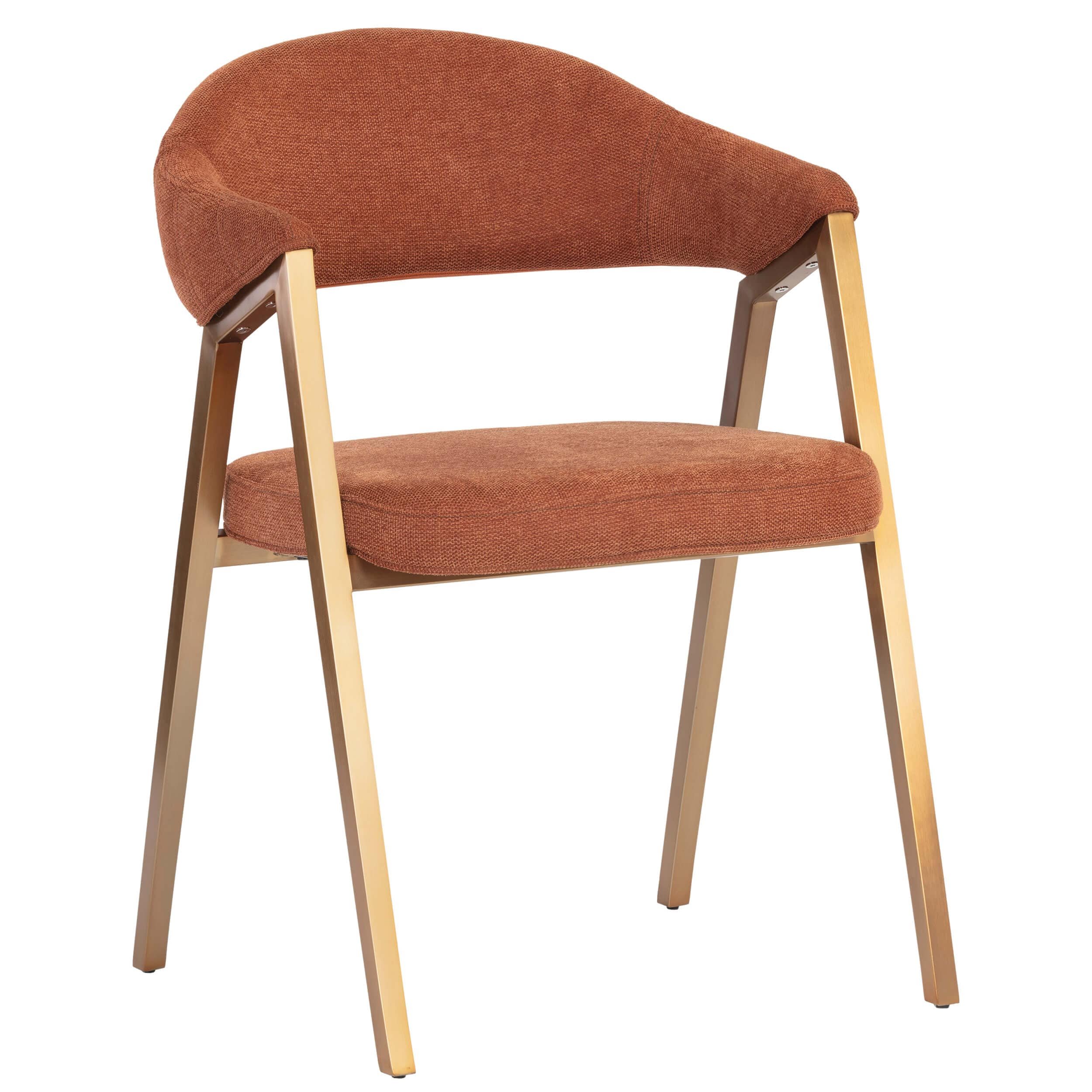 Image of Burgos Arm Chair, Belfast Rust, Set of 2