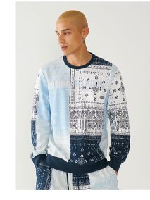 SHOP ALLOVER PRINT SWEATSHIRT