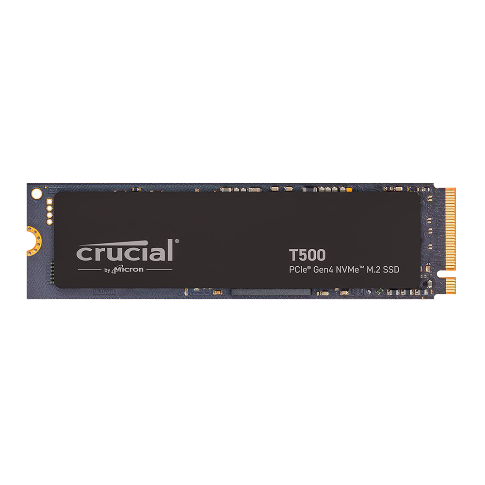 Crucial T500 1TB TLC NAND PCIe Gen 4 x4 NVMe M.2 Internal SSD