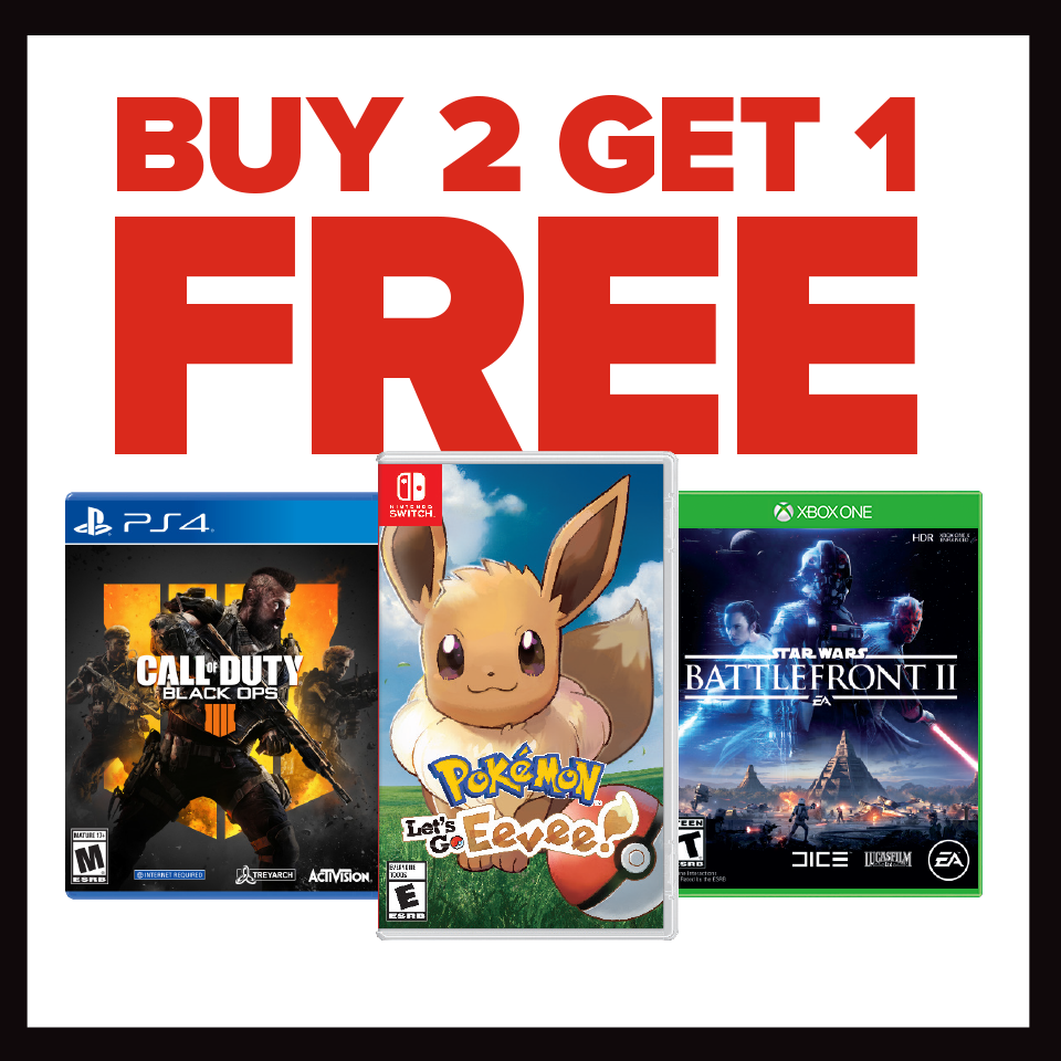 Buy 2, get 1 FREE