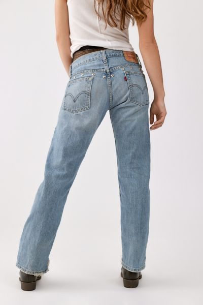 Urban Renewal Remade Levi's Studded Low-Rise Gummy Jean