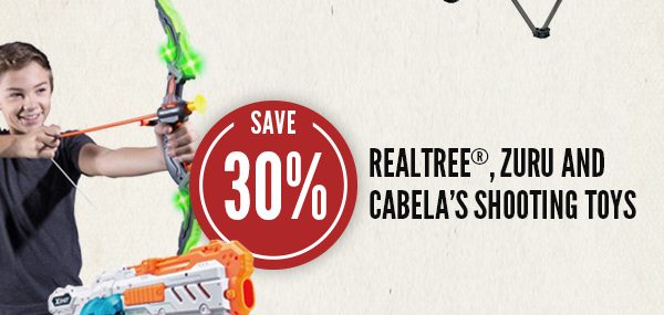 Realtree, Zuru and Cabela's Shooting Toys