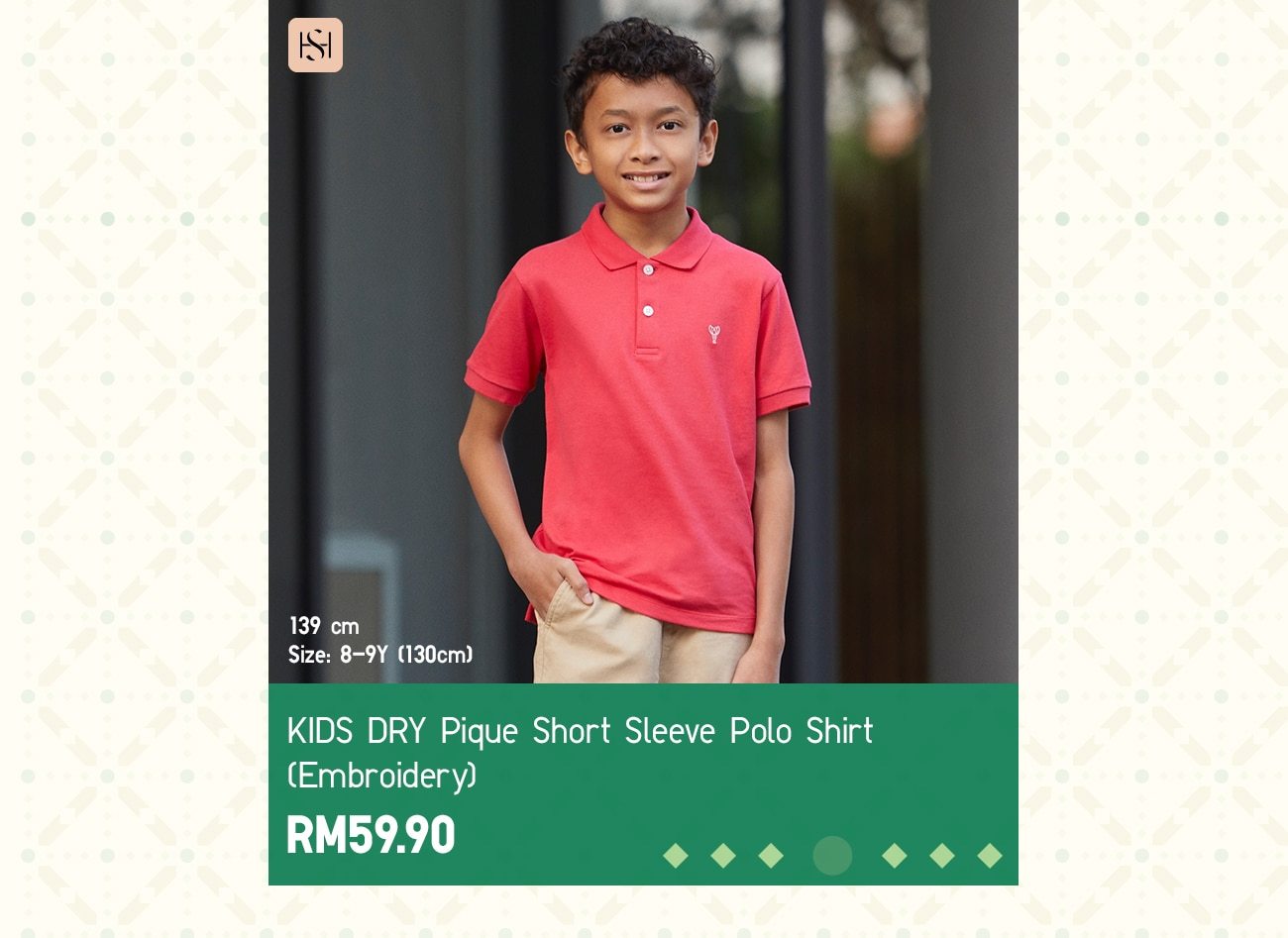 KIDS DRY Pique Short Sleeve Polo Shirt (Embroidery)
