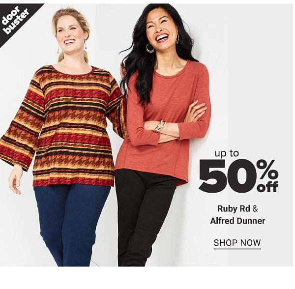 up to 50% off Ruby Rd. and Alfred Dunner - Shop Now