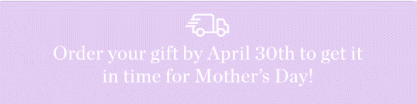Mother's Day is coming - give something with meaning!