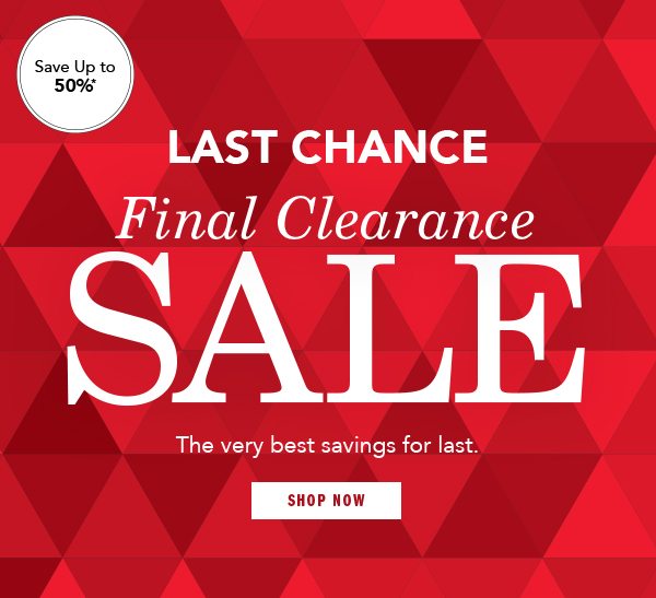 Final Days: Final Clearance Sale: Save Up to 50% - Johnston & Murphy Email  Archive