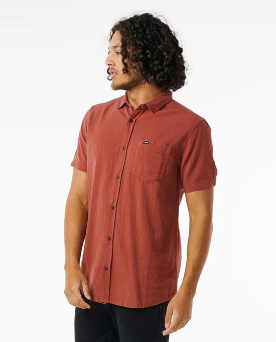 Washed Short Sleeve Shirt