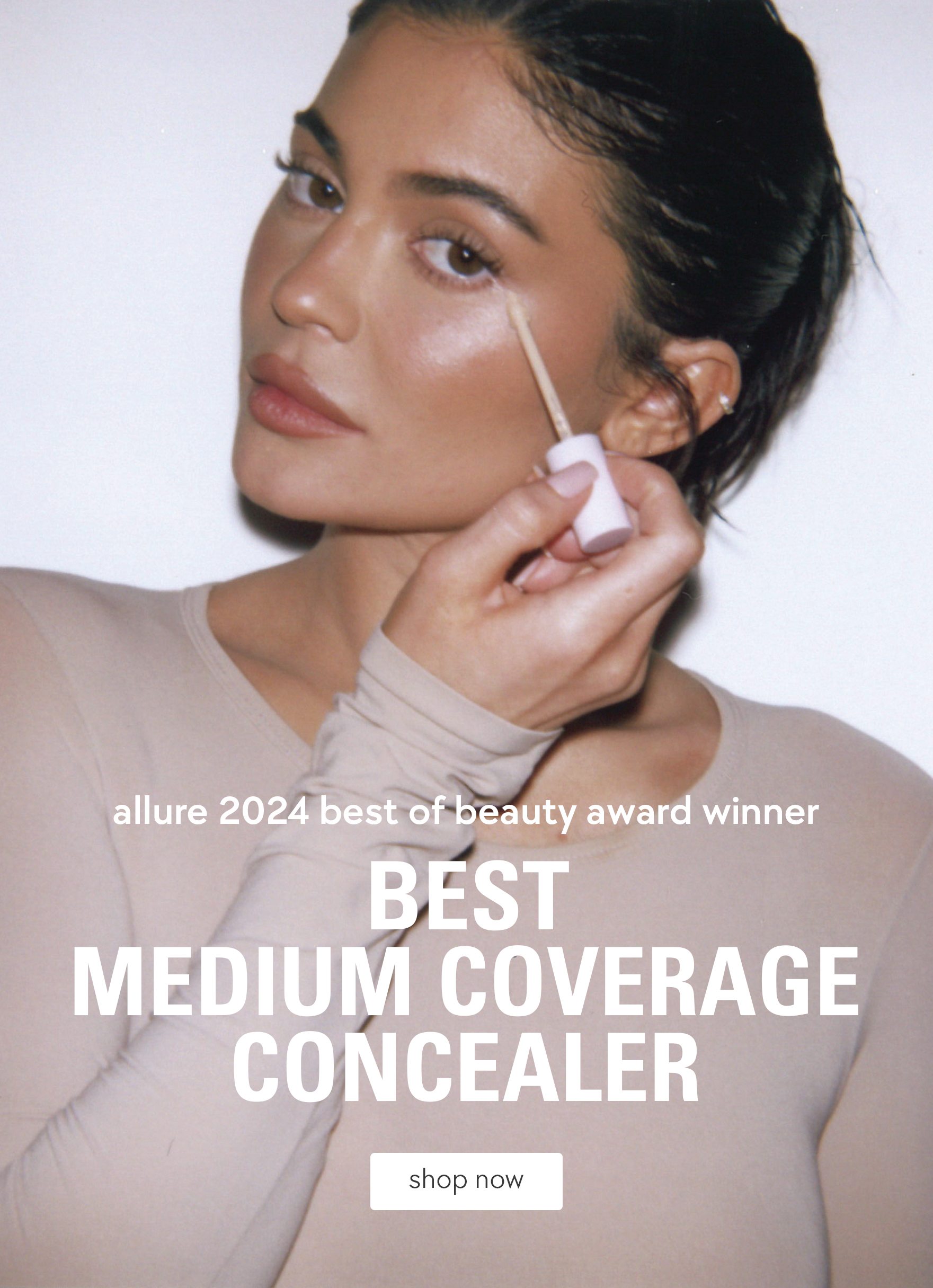 allure 2024 best of beauty award winner: best medium coverage concealer. shop power plush longwear concealer