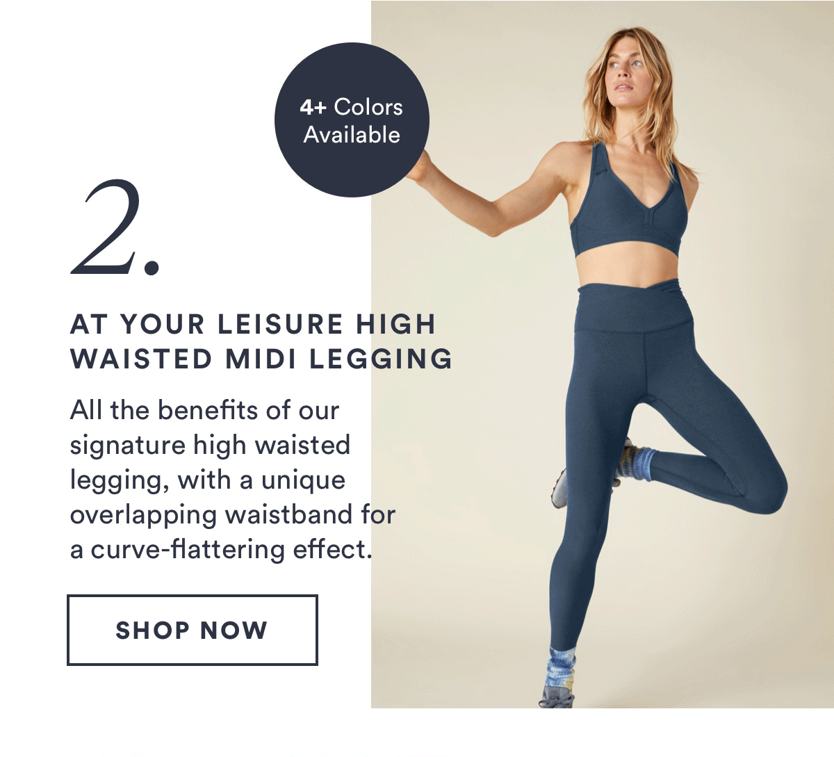 Spacedye At Your Leisure High Waisted Midi Legging