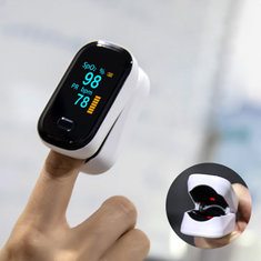 BOXYM oFit-2 Finger-Clamp Pulse Blood Oximeter Monitor