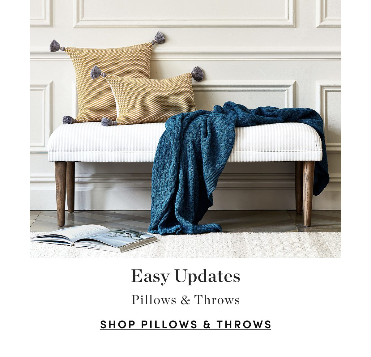 Easy Updates Pillows & Throws SHOP PILLOWS & THROWS