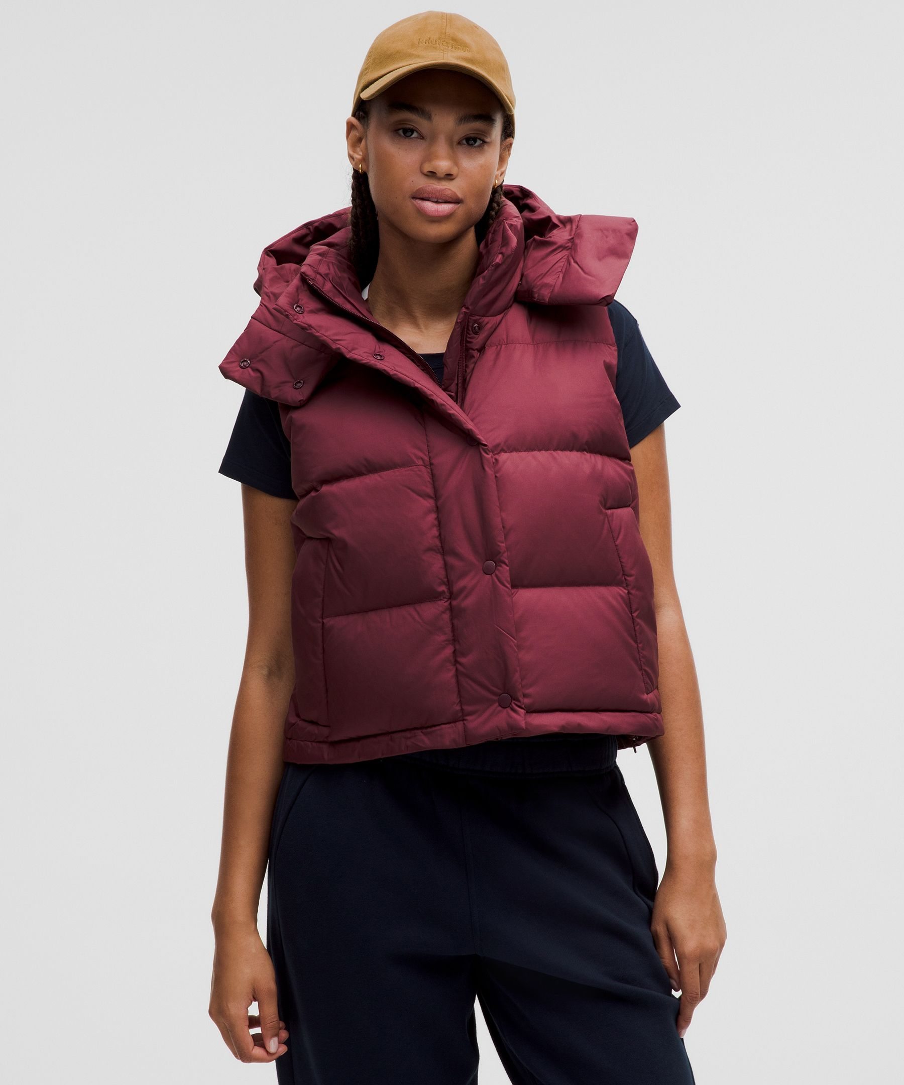 Wunder Puff 600-Down-Fill Cropped Vest