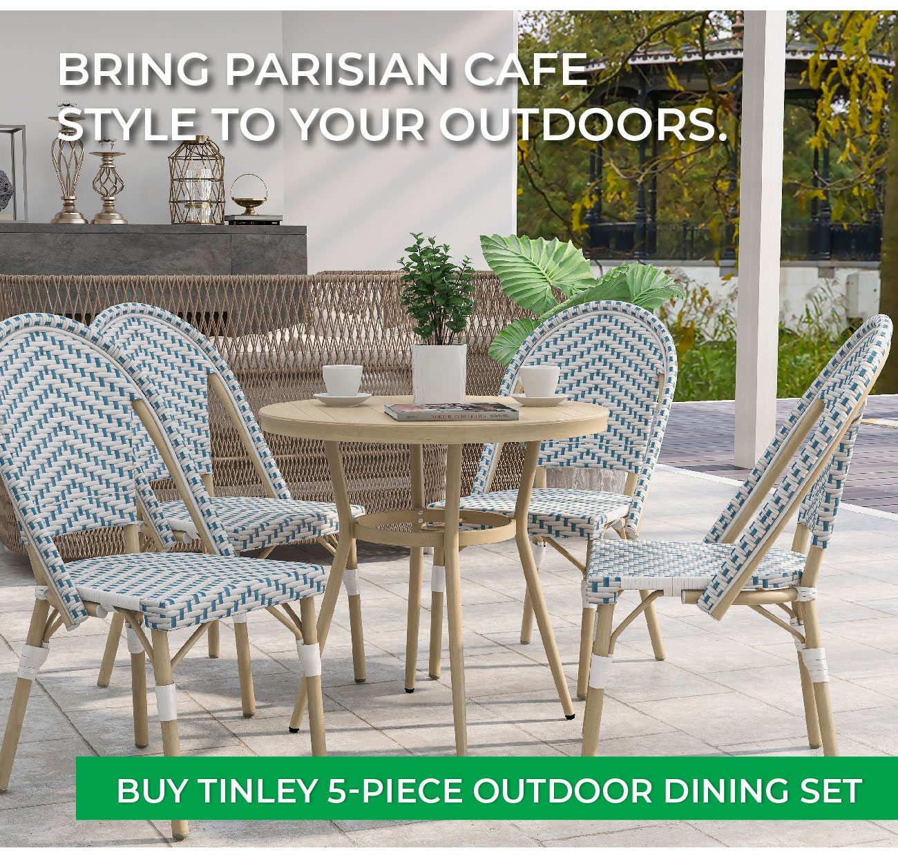Tinley 5-Piece Outdoor Dining Set
