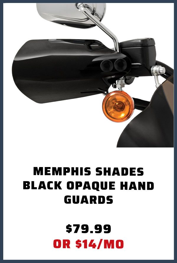Memphis Shades Black Opaque Hand Guards