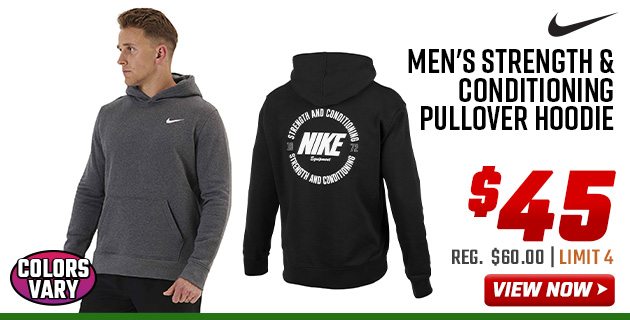 Nike Men's Strength & Conditioning Pullover Hoodie