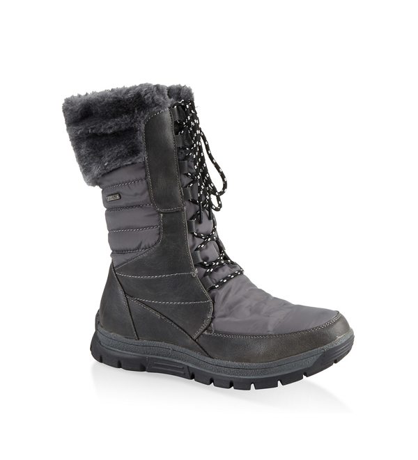 Faux Fur Lined Weatherproof Boots