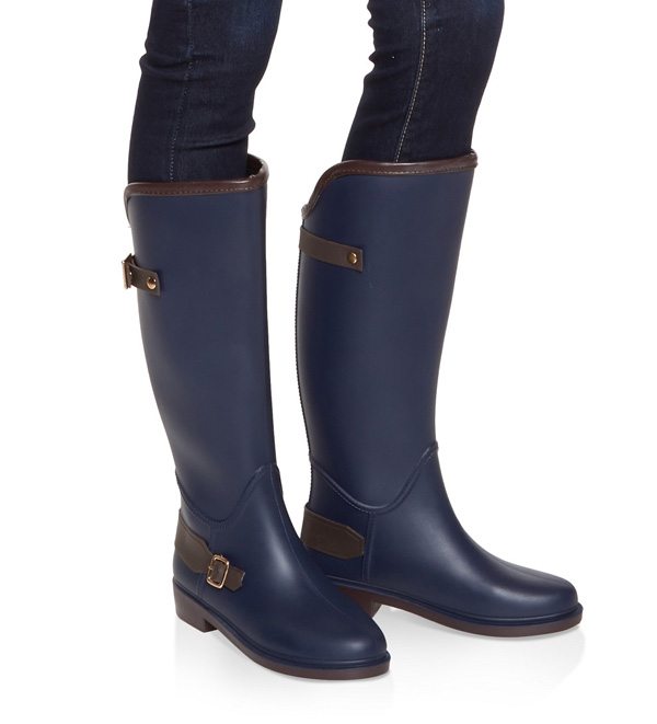 Buckle Detail Rain Boots