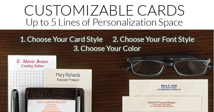 Shop personalized note cards! 