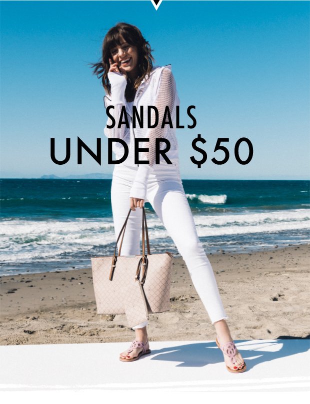 SANDALS UNDER $50