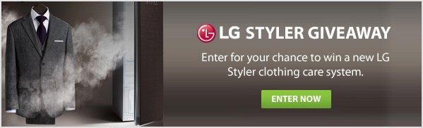 Enter the LG Styler Giveaway