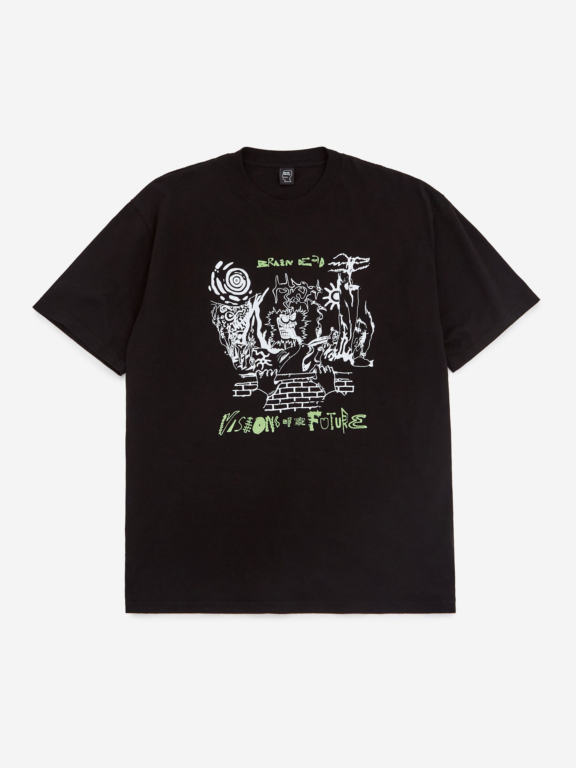 Image of Brain Dead Visions Of The Future T-Shirt - Black