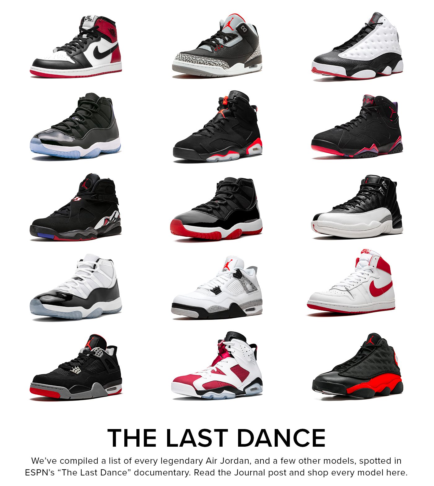 Every Air Jordan in 'The Last Dance 