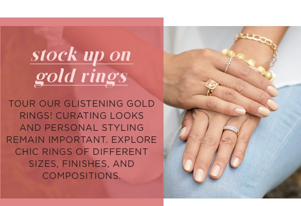 Shop gold rings