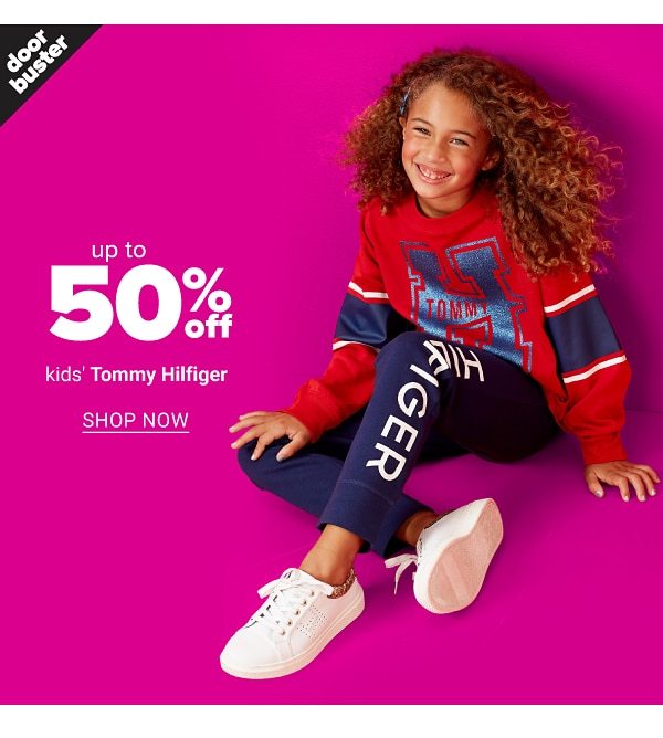 50% off Kids Fashion ft Tommy Hilfiger - Shop Now